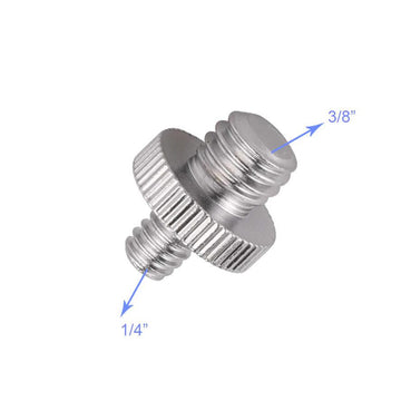 Screw adapter male 1/4" and male 3/8" - Arahan Photo